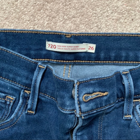 Levi’s 720 high rise super skinny jeans - Picture 4 of 4